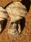 2 Antique Cast Iron Claw Foot Coal Wood Stove