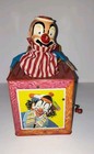 Vintage 1950 s Matty Mattel Jack In The Box Clown No  659 Tin - Not Working