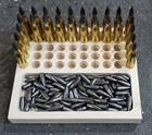 45-70 Gov t -50 P0cket Reloading Tray- Cnc Cut Hardood Hickory With Bullet Tray