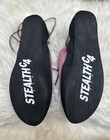 New Rare Colour Stealth Five Ten C4 Rock Climbing Shoes Kids 3 5  Mauve Lace Up 