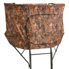 Guide Gear 20  2-man Double Rail Ladder Tree Stand With Hunting Blind