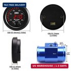 Universal 52mm Water Temperature Gauge With Alarm And 1 8 Npt Sensor Car Digi