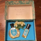 Vintage Royal Hawaiian Plumeria Perfume   Cologne Duo Mini Set 1 4 Oz   1 2 Oz