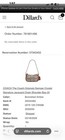 Coach Crystal Signature Logo Chain Shoulder Bag Burnished Amber Originals
