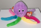Ty Beanie Baby - Blinky The Octopus 30th Anniversary New Mwmts Plush Stuffed Toy