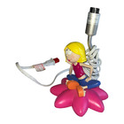 Lizzie Mcguire Flower Powered Desk Lamp Light Hilary Duff Disney  missing Shade 