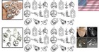 60pcs Cowboy Charms Set - Antique Silver For Stunning Western-inspired Jewelry