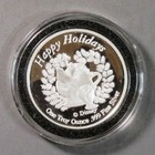 Disney 1996 Beauty And The Beast Theme  999 Silver 1oz Art Round Proof