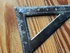 Rare Vintage Miniature Sterling Silver Square   Stunning North Italy - 1950 s  