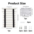 Taekwondo Belt Display Holder 8 Belts Karate Belt Display Rack With Stickers    