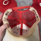 Vtg Lot Cincinnati Reds Hat Fitted Mens 7 5 8 New Era Cap Pro Model Wool Snap