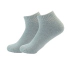 Men s 3-12 Pairs Solid Gray Cotton Athletic Socks Ankle Low Cut Size 9-11 10-13