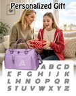 Elilier Travel Duffle Bag For Girls Women  Kids Initial Sport Duffle Bag For    