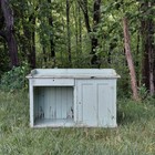 Antique Primitive Dry Sink Cabinet Farmhouse Cupboard Workbench 47 75  Wide