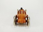 Vintage Hubley Cast Iron Toy Race Drag Car Moving Pistons Art Deco Orange
