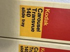 Vintage Lot Of 2 Kodak Carousel Slide Projector 140 Slide Tray In Original Boxes