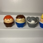 Vintage Lot 5 Little Tikes Toddle Tots Chunky People Figures