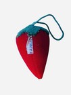 Vintage Strawberry Tomato Emery Pin Cushion Taiwan Sewing Pincushion Red Green