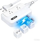 220v To 110v Voltage Converter 300w With 35w Usb-c Travel Adapter Eu Uk Au