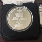 Michael Jordan Highland Mint Upper Deck 1 Oz Silver  Coin 5988 7500 And Coa