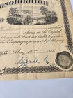 1866 Petroleum Consolidation Stock Certificate Pennsylvania Oil Revenue Stamp