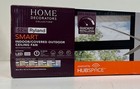 Home Decorators Ryland 52in  Smart Indoor outdoor Matte White Ceiling Fan Sealed