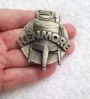 Vintage Kenmore Fine Pewter Advertising Old Washing Machine Refrigerator Magnet