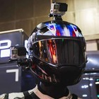 Motorcycle Helmet Mount Kit Compatible With Gopro Hero 10 9 8 7 6 5 4 3 Session 