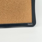 Quartet Classic Series Cork Bulletin Board 12x12 Brown Wooden Frame