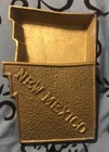 Brass New Mexico State Shaped Decorative Trinket Metal Box- Fritz Brass