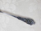 Wallace Rose Point Sterling Silver Nut Spoon 4 3 4  No Monogram