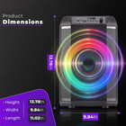 Portable 9500w Bluetooth Speaker Sub Woofer Heavy Bass Stereo Sound System Party