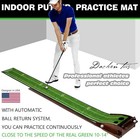 Putting Green Indoor Mat Outdoor Golf Putting Mat With Automatic Ball Return