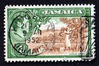 4d Jamaica Citrus Grove Postmarked Kingston 1952 74 Years Ago