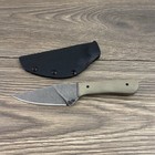 Handmade Fixed Blade Hunting Camping Edc Knife 5160 Carbon Steel Made In Usa