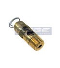 110 Psi Brass Safety Pressure Relief Pop Off Valve  Air Tank  Compressor   1 4 