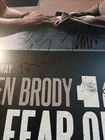 The Fear Of 13 Broadway Cast Autographed 14x22 Windowcard With 9 Signatures