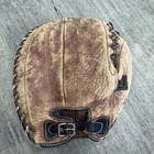 Vintage A j  Reach Buckle Back Catcher s Mitt Baseball Glove Torn Strap 1920   s 