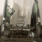 Vintage 1973 Pepsi Collector Series Glasses Lot Of 6 Jay Ward Black Letters Pat