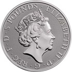 2 Oz British Silver Queen s Beast Coin  random Year  Varied Condition 