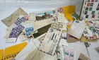Huge Unsorted Lot Of New   Used Foreign   Domestic Stamps 