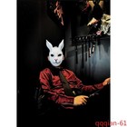 Full-face Violent Mr  Rabbit Mask - Animal Headgear Halloween Easter Party Props
