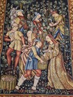 57 5  X 42 5  Goblys French Tapestry Of A Medieval Wine Making Scene -wall Hang