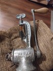Vinatge Antique Enterprise-clamp Tabletop Meat Grinder 