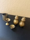 Midcentury Solid Brass Decorative Items