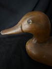 Hand-carved Antique Brown Duck Decoy Circa 1910 Ipswich Ma  Original Eyes