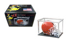 Pro-mold Mini Football Helmet Display Case Uv Protection Beveled Black Base
