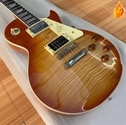 Best Seller Lp Jimmy Page Honey Burst Flame Maple Top Electric Guitar Hh Pickups