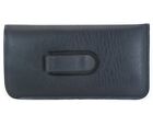 New Soft Eyeglasses Glasses Black Case Pouch With Clip W  Cleaning Cloth