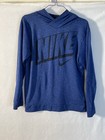 Nike Hoodie Youth Xl Breathe Pullover 939664 Dri-fit Big Logo Lightweight